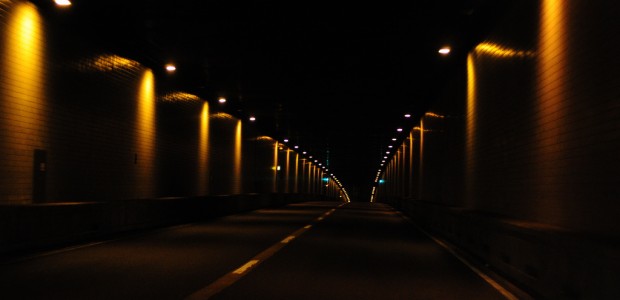 In tunnels Tunnels Eventually, you don’t have another choice. You have to dig through the mountain. I bet they’d built the road along the edge of the mountains for years. They took...