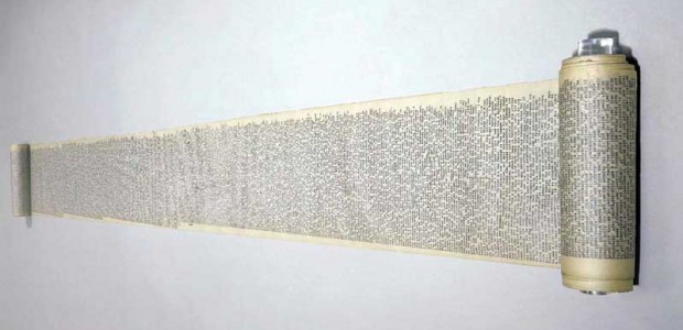 Jack’s scroll The story goes like this: Jack Kerouac taped together 8 1/2 x 11 sheets of paper to form a continuous stream to feed through his typewriter. Then he typed “On The Road”,...